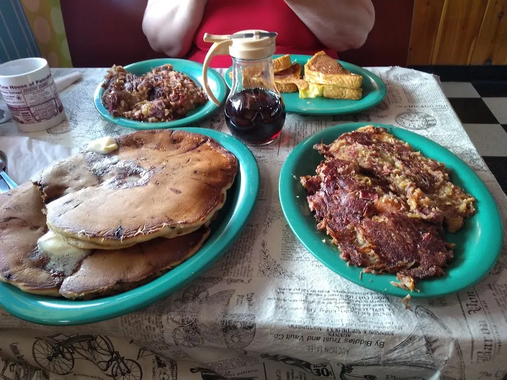 Purple Cow Pancake Combo